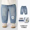 Calça Jeans Infantil Kaka Panda Roupas de Outono para Crianças Calças Longas Casuais para Meninas Calças de Bebê Primavera e Outono Tendência