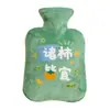 Bolsa de Água Quente de Pelúcia Injeção de Água Aquecedor de Mão Fofo Compressão Quente Bolsa de Água Quente Aplicar no Estômago Enchimento de Água Portátil Removível Bolsa de Água Quente