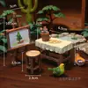 Jardinería de Micro-Paisaje Búho Tocón de Árbol Columpio Decoración Resina Suculenta Maceta Arreglo Floral