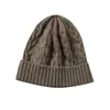 Cachemira Otoño/Invierno 2026 Nuevo Suéter de Punto de Alta Gama para Mujer Calidez para Exteriores Sombrero con Protección para Orejas de Jacquard Gorro de Punto Casual para la Cabeza