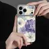 Pintura al Óleo Flores Aplicable a iPhone 16 A Prueba de Caídas 15 Pro Funda para Teléfono Se Convierte Instantáneamente en Apple 17 Pro Max Patrón Lichi 14