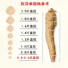 Fatias de Ginseng Americano da Montanha Changbai, Ginseng de Caule Macio, Fatias de Ginseng Inteiro de Jilin, Atacado do Local de Origem, 500g de Cabeças de Ginseng Americano