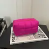 Bolsa de Maquiagem Fofa, Nova Bolsa de Maquiagem Acolchoada, Carteira, Artigos de Higiene Pessoal, Necessaire com Zíper de Cor Sólida, Bolsa de Mão Xadrez