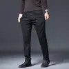 Pantalones Casuales para Hombre de Algodón Slim Fit para Hombre de Negocios para Ir al Trabajo Pierna Recta Casual Sin Planchar Color Sólido Elásticos Pantalones para Hombre