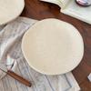 Plato Minimalista Estilo Japonés Tinta Salpicada Mate Retro Irregular Cerámica para Pasta Plato de Postre Desayuno Hogareño de Alto Valor