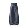 Otoño 2026 Nuevos Pantalones a Cuadros Retro Americano con Pierna Curva Pantalones Casuales Perezosos Unisex Holgados de Pierna Ancha Corte Limpio