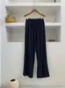 Calça Reta com Caimento Floral Estilo Verão 2026 Feminina Estilo Preguiçoso Linho Leve Emagrecedora Casual Doce Cool Estilo Street Style Mulher