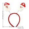 Envio direto da fábrica, faixas de cabeça de Natal transfronteiriças, presilhas de cabelo do Papai Noel, faixas de cabeça de urso de desenho animado, adereços de cabeça de boneco de neve