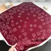 Pañuelo Cuadrado Pequeño de Imitación Seda Lana Algodón Lino, Nuevo Pañuelo de Seda Otoño e Invierno, Versátil para Viajes Diarios, Moda Retro, Chal Elegante de Alta Gama