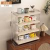 Suporte de copo de acrílico de mesa Armazenamento de copo Rack de armazenamento de cozinha Xícara de mesa de jantar Xícara de chá multicamadas Prateleira de chá