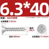 Tornillos Autorroscantes Avellanados Gb846 Acero Inoxidable 304 Cabeza Plana Phillips Tornillos para Madera Extendidos M2.9M3.5M4.2M5.5
