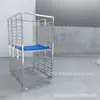 Carrito de Rack de Congelación de Caballa Comercial Carrito para Voltear Panes al Vapor Carrito para Secado de Frutas Conservadas