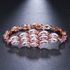 Pulsera de circonio vértigo de caballo de moda europea y americana Elle Mosha temperamento personalidad callejera pulsera una generación de cabello