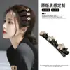 Princesa Perezosa Cabeza Doble Capa Horquilla para Cabello Roto Clip Lateral Flequillo Frente Trenzado Artefacto Horquilla Clip Lateral Diadema Accesorios para el Cabello