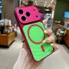 Magnético 3D de Onda de Alto Valor Aplicável para Capa de Celular Apple 17promax iPhone18pro Color Blocking 16/15