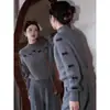 Suéter de Punto Fino con Lazo, Cuello Semi Alto Suave y Pegajoso, Capa Base para Mujer, Nuevo Otoño/Invierno 2026, Top de Punto Único y Muy Atractivo