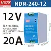 Fuente de alimentación de carril DIN MWPS NDR/EDR-75W120W150W240W480W CC 12V24V36V 48V