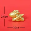 Micro Paisaje Año Nuevo Zodiaco Caballo de Oro Auspicioso Hogar Coche Escritorio Resina Manualidad DIY Decoración Adornos Pequeños
