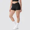 Shorts de Yoga Cruzados a la Cintura y en V para Mujer Estilo Europeo y Americano, Shorts Deportivos de Cintura Alta Levanta Glúteos, Shorts de Gimnasio sin Costuras