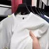 Top de Hombre de Color Sólido con Mangas Cortas, Delgado de Secado Rápido Poliéster de Bambú 2026 Camiseta de Manga Corta de Seda de Hielo, Capa Base de Verano para Hombre de Manga Corta