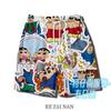 Shorts de basquete do desenho animado Toy Story, moda masculina, verão, solto, casual, casa, cinco pontos, pijama, calça de praia para casal