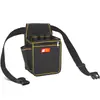 Bolsa de Cintura para Marcenaria, Bolsa de Ferramentas para Obra, Lona Espessa, Preta, Armazenamento Multifuncional, Bolsa de Pano Resistente ao Desgaste para Eletricista, Pochete de Cintura, Bolso para Pregos