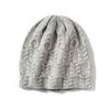 Cachemira 2026 Otoño e Invierno Nuevo para Mujer de Alta Gama Tejido para Exteriores Cálido Gorro de Punto Trenzado con Orejeras Gorro de Punto Casual para la Cabeza
