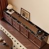 Alfombrilla Protectora para Encimera de Mueble de TV Lujo Ligero Sentido de Gama Alta Cuero Mesa Lateral Alfombrilla Mesa de Café Mantel Impermeable y a Prueba de Aceite Sin Lavado