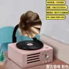 Nuevo Adorno de Escritorio Gramófono Retro Nostálgico Bocina Grande Flor Altavoz Bluetooth Reproductor de Tarjetas Regalo de Cumpleaños