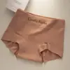 Roupa íntima feminina de algodão puro 80S de Xinjiang, 7A, antibacteriana, com reforço de algodão puro na virilha, controle abdominal, modeladora do quadril, tamanho grande