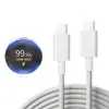 El cable de datos tipo C dual es adecuado para la carga superrápida de tabletas Xiaomi, Redmi, Huawei, Samsung y Apple.