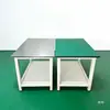Mesa de Trabajo Antiestática Plataforma de Doble Capa de Tres Capas Mesa de Operaciones Mesa de Experimentos Escolares Mesa de Mantenimiento de Taller de Fábrica