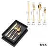 Promoção quente da Amazon 24/40/60 peças conjunto de talheres de aço inoxidável faca, garfo e colher conjunto para 6/12 Pessoas Faca e garfo de bife ocidental