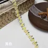 Encaje Bordado de Seda de Poliéster de Nueve Colores Ropa Tocados Accesorios de Encaje DIY Hecho a Mano Cadena para Clavícula Código de Barras Accesorios para Cheongsam
