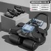 Rueda Abdominal Fitness de Cuatro Ruedas con Soporte para Codos, Rebote Automático, Rueda de Entrenamiento de Músculos Abdominales, Equipo de Fitness para el Hogar