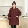 Bata Impermeable de Cocina Delantal Impermeable al Aceite Abrigo Mono Impermeable para el Hogar Delantal Impermeable al Aceite Lavable