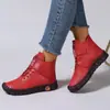 Zapatos de algodón de caña alta, zapatos casuales, forrados de felpa para invierno, cálidos, de suela suave, antideslizantes, zapatos elegantes para mujer, producto popular transfronterizo, hechos a mano con detalles cosidos