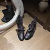 Botas de Cano Curto Vintage com Cadarço Reversíveis Femininas Botas Martin Dobradas Estilo Francês Para Baixinhas Salto Escondido de 5cm Salto Grosso Simples Botas Emagrecedoras CM