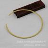Joyería DIY Hongxing color oro 24k 4*2*135mm guirnaldas todos los collares materiales hechos a mano accesorios para pasador de pelo B285