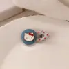Grampo de Cabelo Botão de Liga de Gatinho Fofo Versátil Fresco Verão Doce Cool Presilha para Franja Presilha Lateral Presilha de Bico Acessórios de Cabelo