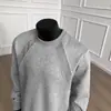 Nueva Sudadera Pesada de Manga Larga con Cuello Redondo para Hombre para Primavera y Otoño, Chaqueta Versátil de Color Sólido Estilo Americano Casual para Parejas