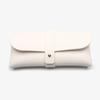 Estojo de Óculos de Sol Fashion em Couro PVC para Mulheres com Fivela Oculta Macia de Veludo Bolsa de Embalagem para Óculos de Miopia Venda Direta da Fábrica