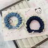 Sanrio Flor de Renda Intestino Grosso Cuidado com o Cabelo Faixa de Cabelo Fofa Desenho Animado Coração de Menina Pequeno Fresco Doce Anel de Intestino Alta Elasticidade