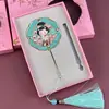Fabricante Espejo de Mano Pequeño Fresco Espejo de Maquillaje Celebridad de Internet Panda Souvenir Cultural y Creativo de Xi'an Artesanías de Viaje Venta al por Mayor