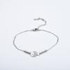 Tornozeleira Peixe Pequeno Fosca Estilo Coreano Titânio 18K Aço Titânio Pequena Peixe Tornozeleira Feminina Simples Feita à Mão Miçangas Personalizada Decoração para Pé