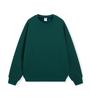 Sudadera Gruesa de Felpa Zorro Plateado de Peso Pesado 450g para Otoño e Invierno, Chaqueta Unisex, Sudadera de Marca Moderna Holgada con Cuello Redondo para Hombre con Forro de Felpa