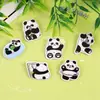 Broche de panda lindo estilo caricatura china, broche de acrílico, pegatina para funda de teléfono, accesorios y adornos DIY