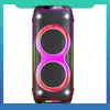 Caixa de Som Bluetooth Presente Bluetooth Áudio 160W Alta Potência Caixa de Som para Festa com Microfone de Karaokê