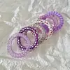 Goma para el pelo de cordón de teléfono de fresa y coco para niña, Elegante, Sin marca, No aprieta, Alta elasticidad, Duradera, para mujeres