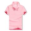 Nueva camiseta polo con solapa y doble dobladillo, camiseta estampada de manga corta, camiseta publicitaria personalizada, camiseta cultural, ropa de grupo